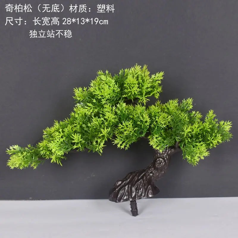 plante artificielle bonsaï en plastique pour décoration intérieure - vue 5 sur 41