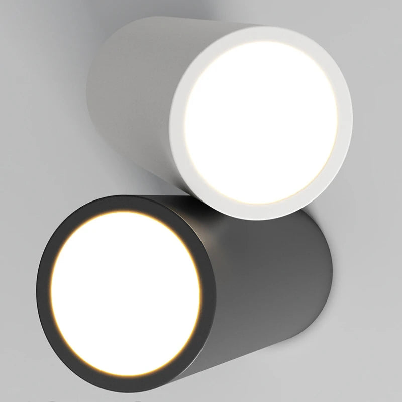 Spot LED simple et moderne lampe couloir escalier porche étude lumière cuisine salle à manger éclairage restaurant projecteur intérieur - vue 6 sur 14