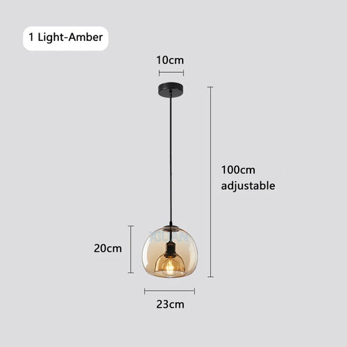 suspension led industrielles à 3 lumières - vue 13 sur 16