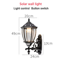Lumière LED jardin extérieur solaire