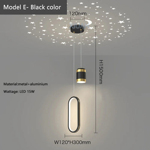 suspension modernes pour éclairage intérieur barre - vue 11 sur 16