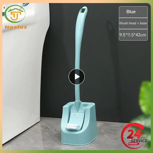 brosse de toilette double face pour nettoyage efficace - vue 2 sur 10