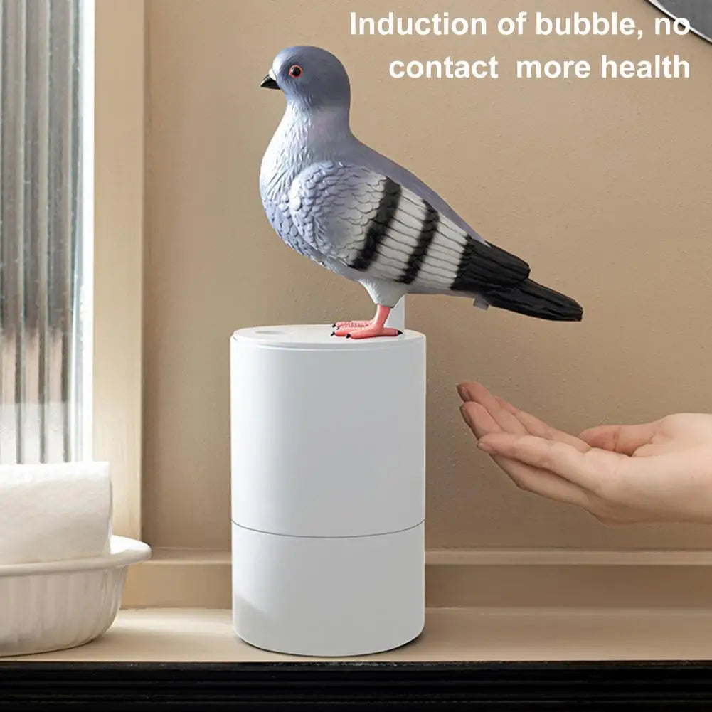 distributeur de savon automatique en forme de pigeon hygiénique sans contact - vue 4 sur 8