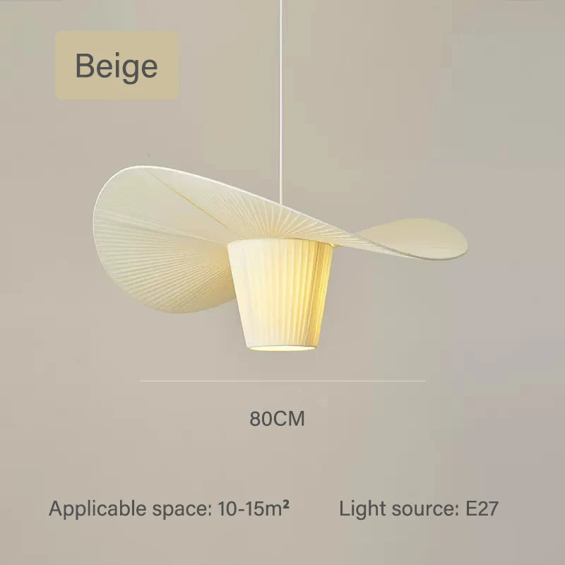 lustre moderne minimaliste en tissu pour décoration intérieure
