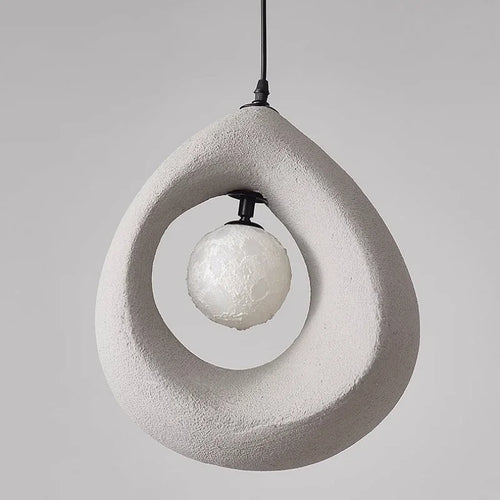 suspension led minimaliste nordique wabi sabi décor intérieur