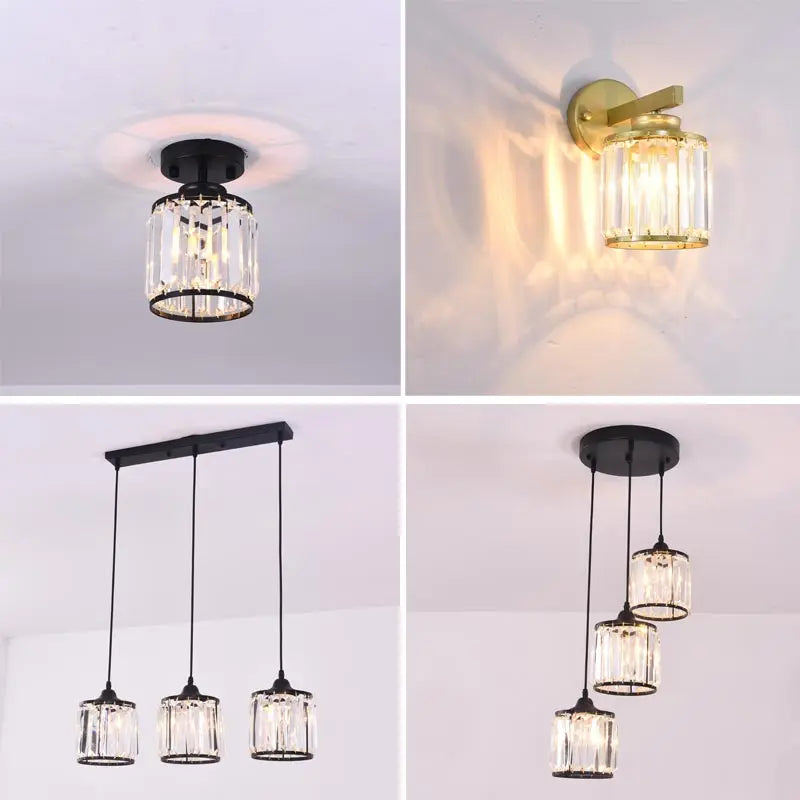 lustre en cristal moderne pour un éclairage intérieur élégant - vue 6 sur 22