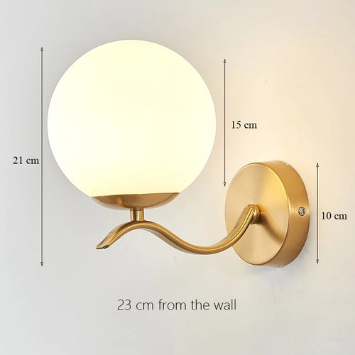 applique murale en verre luxe style art déco pour intérieur - vue 9 sur 21