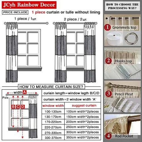 Voilage tulle transparent style moderne pour salon fenetre