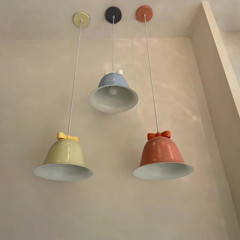 suspension modernes en forme de cloche avec nœud décoratif - vue 5 sur 20