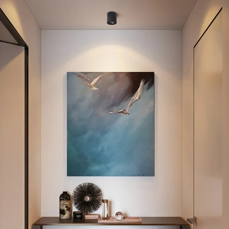 Aisilan Surface Monté Downlight LED COB Puce Super Anti-éblouissement Plafonnier pour Salon Couloir Foyer