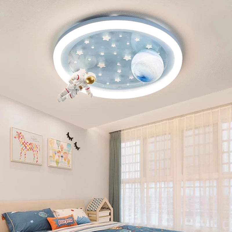 plafonnier mignon pour chambre enfant licorne astronaute décoratif - vue 3 sur 9