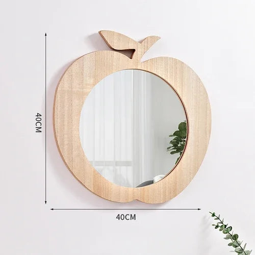 miroirs décoratifs mignons pour enfants en bois à suspendre - vue 10 sur 13