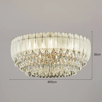 plafonnier cristal design moderne pour décoration intérieure élégante - vue 11 sur 12