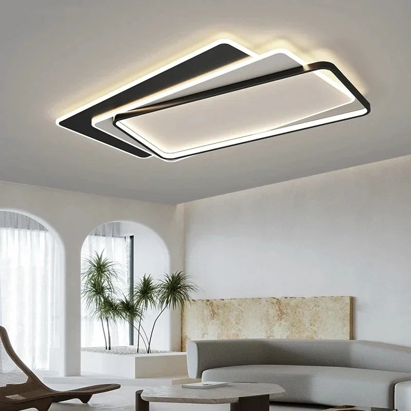 plafonnier led suspendu design moderne luminaire décoratif d'intérieur - vue 3 sur 15