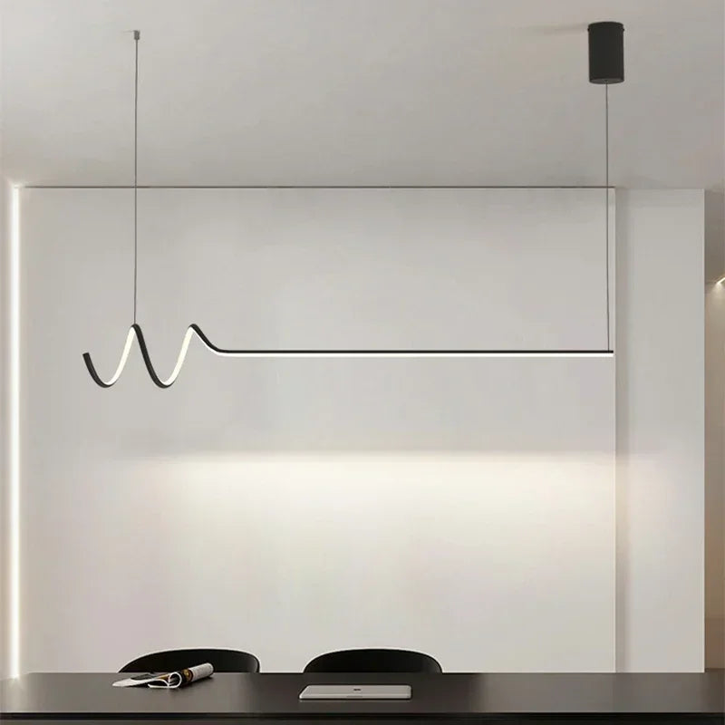 suspension LED design moderne idéale pour hôtels - vue 4 sur 10