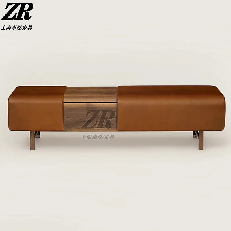 tabouret de luxe italien léger et simple pour banc et canapé - vue 10 sur 9