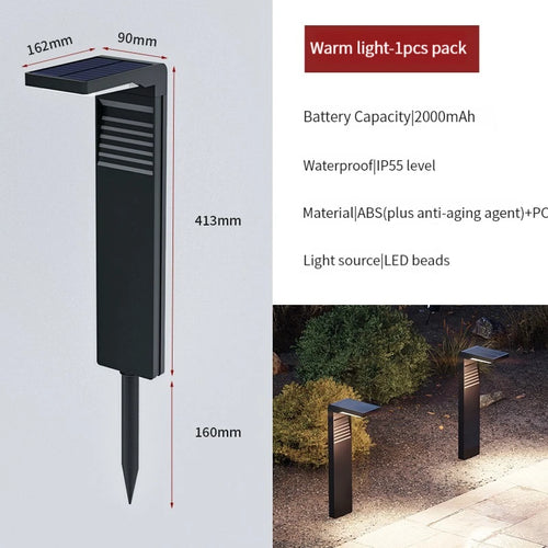 Lampe solaire IP55 étanche extérieur sol pelouse lumières LED Villa jardin paysage lampes debout prise de sol lumière du soleil éclairage