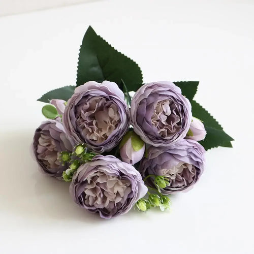 petit bouquet de fleurs artificielles pour décoration printanière et mariage - vue 17 sur 37