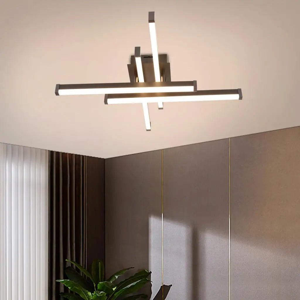 plafonnier moderne led monté en surface éclairage intérieur - vue 3 sur 7