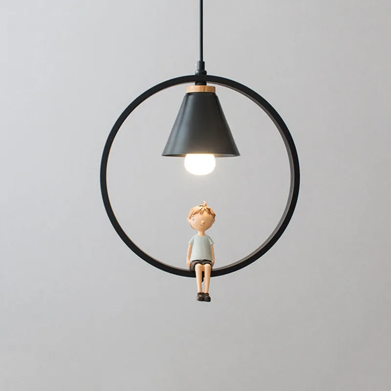 lampe à oiseaux nordique moderne en fer pour décoration intérieure - vue 14 sur 16