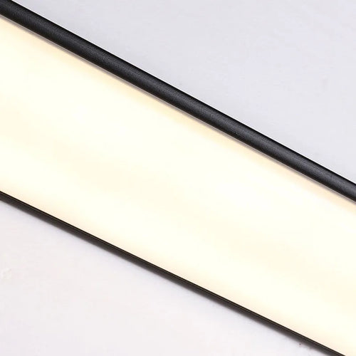 applique murale miroir en aluminium ligne simple - vue 7 sur 10