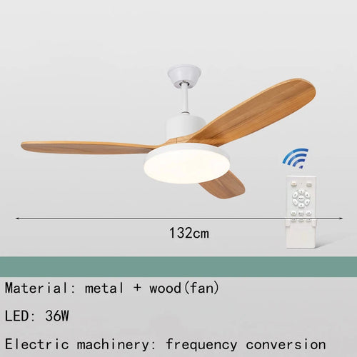 ventilateur de plafond moderne avec lumière télécommande et led modifiable - vue 12 sur 12