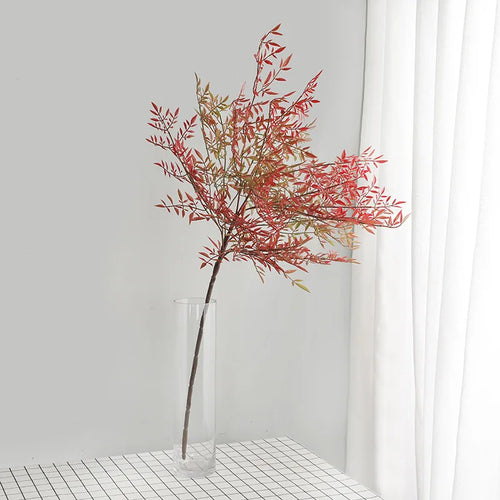 grandes branches artificielles de nandina palmier tropical pour décoration intérieure - vue 7 sur 6