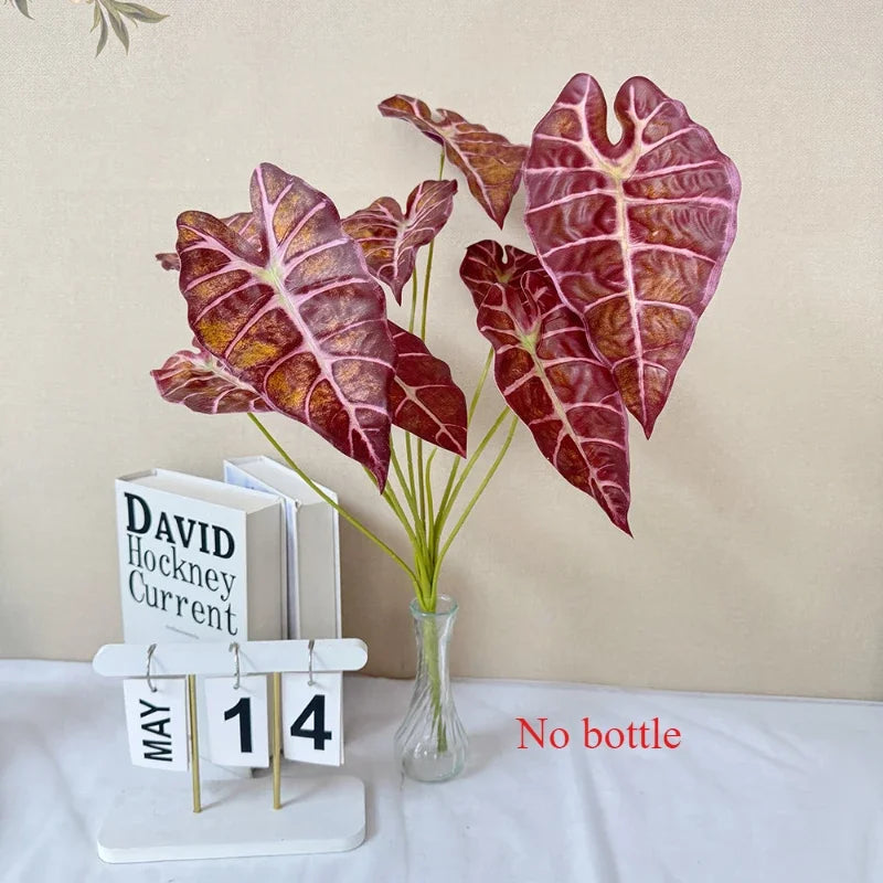 plante artificielle à 9 têtes pour décoration intérieure et extérieure - vue 8 sur 11