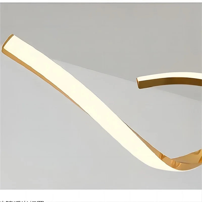 lustre de luxe moderne créatif design minimaliste épuré pour bar - vue 5 sur 10