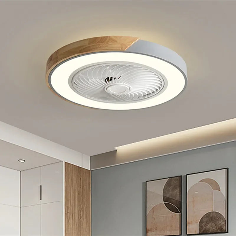 ventilateur de plafond intelligent avec lumière et pales réversibles 6 vitesses - vue 6 sur 11