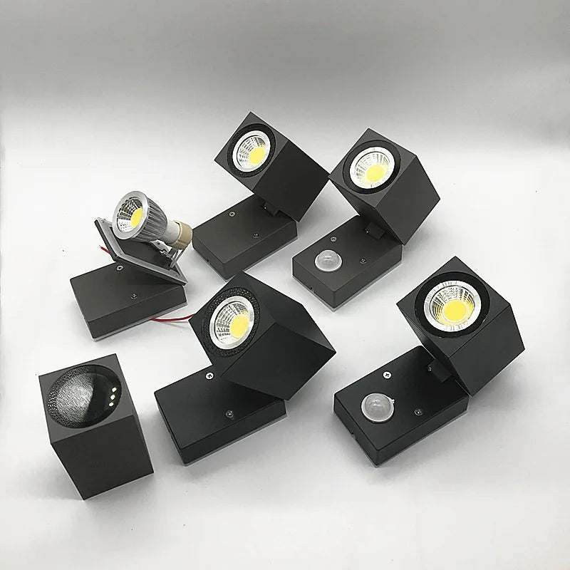 Applique murale LED 5W extérieure réglable pliante étanche IP65 - vue 4 sur 15