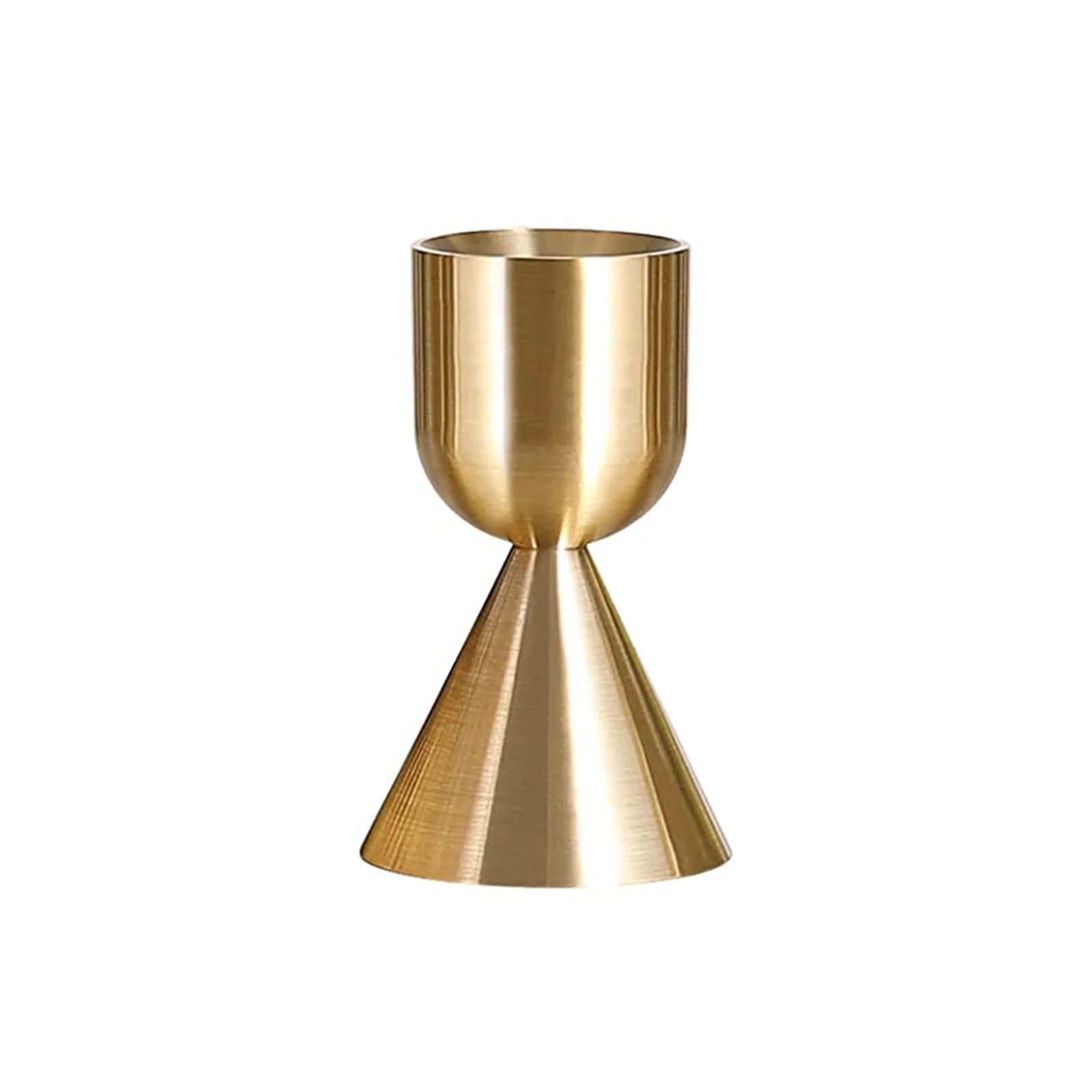 bougeoir en métal doré pour décorations de fêtes et mariages - vue 13 sur 24