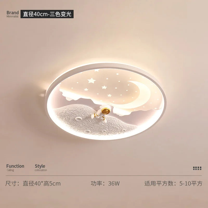 plafonnier lumineux enfant décoratif pour chambre bébé - vue 10 sur 12