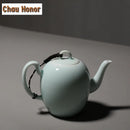 Theiere porcelaine artisanale style kung fu avec accessoires