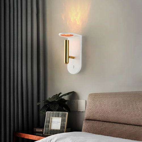 lustre led minimaliste flamme luxe appareil ménager moderne - vue 5 sur 9