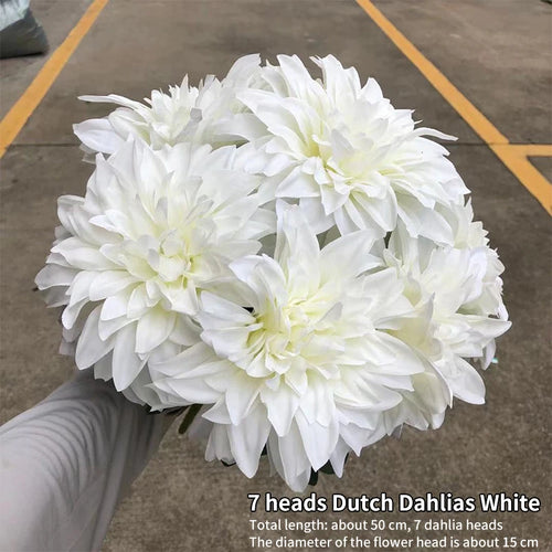 grande hortensia artificielle tactile pour décoration mariage et événements - vue 3 sur 9