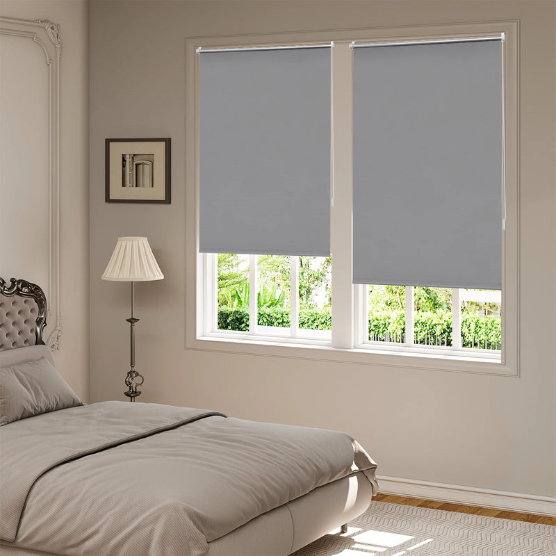 Store enrouleur occultant sans perçage pour fenêtre chambre
