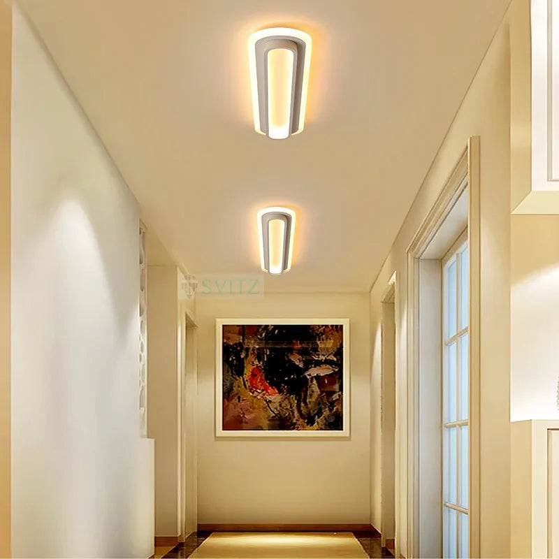 plafonnier moderne à bande led pour éclairage intérieur - vue 4 sur 12