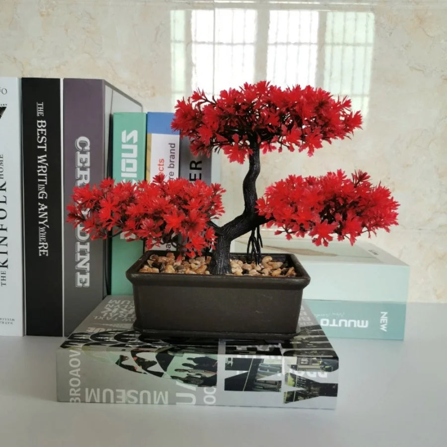 plantes de pin artificielles bonsaï arbre ornemental décoration intérieure - vue 7 sur 7