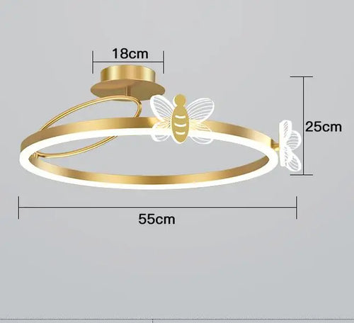 plafonnier led rond design pour éclairage intérieur moderne - vue 12 sur 14
