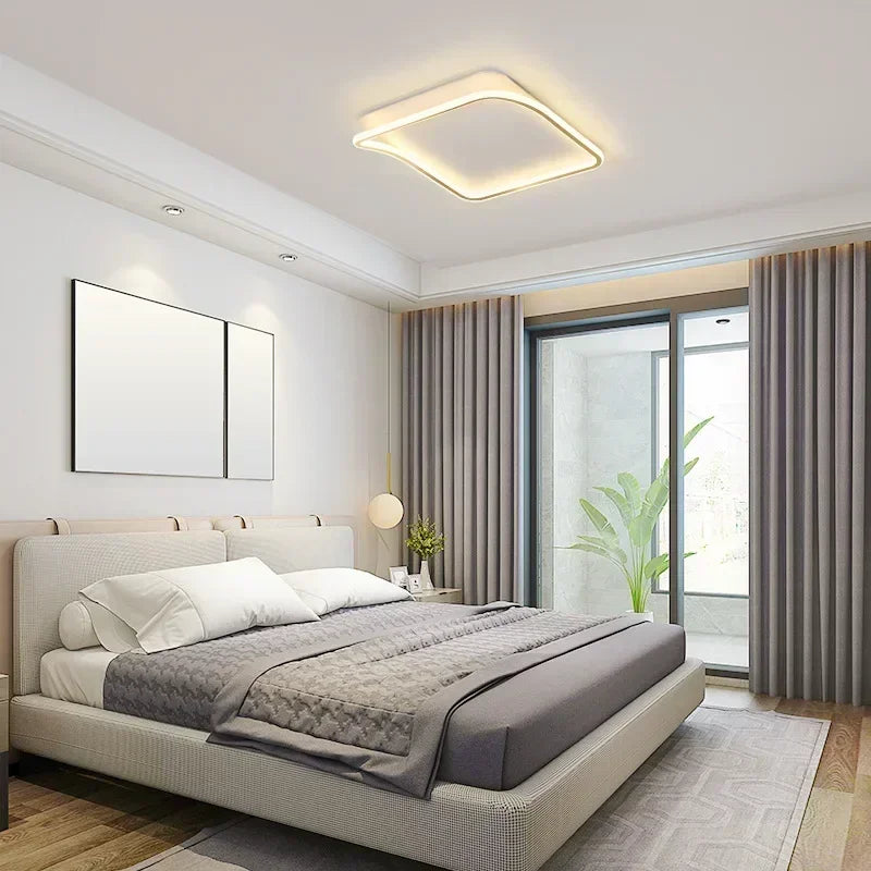 plafonnier moderne à leds pour décoration intérieure élégante et lumineuse - vue 5 sur 12