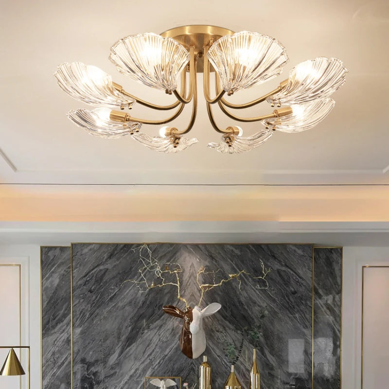 lustres en cuivre modernes pour un éclairage intérieur élégant - vue 6 sur 10