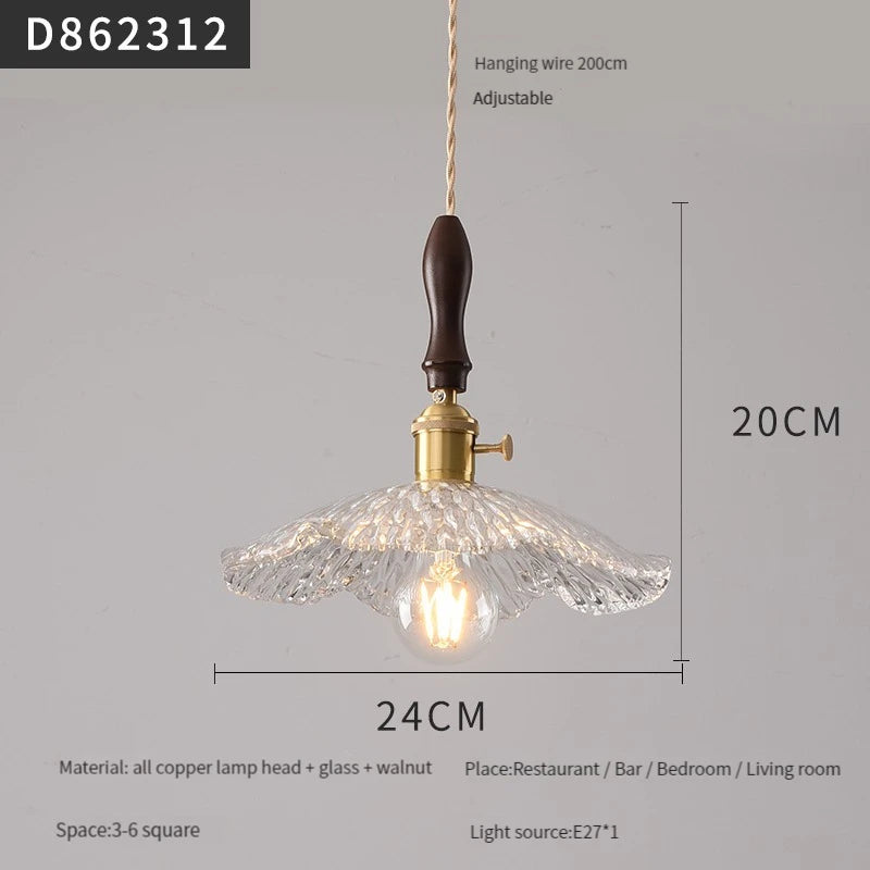 suspension moderne en laiton et verre pour intérieur - vue 12 sur 30