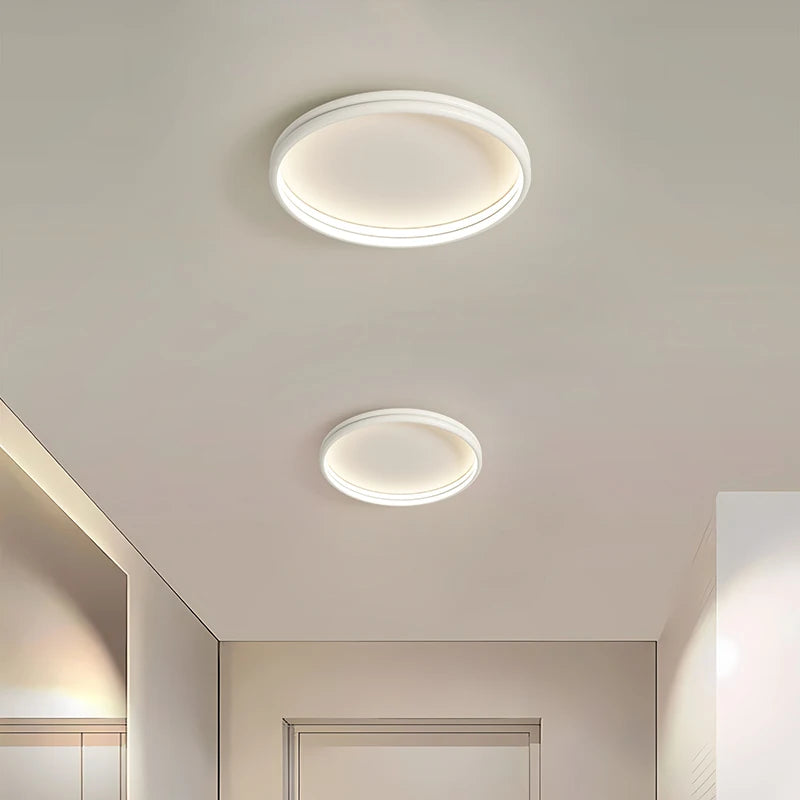 plafonnier à spectre complet style crème protection des yeux moderne - vue 3 sur 10