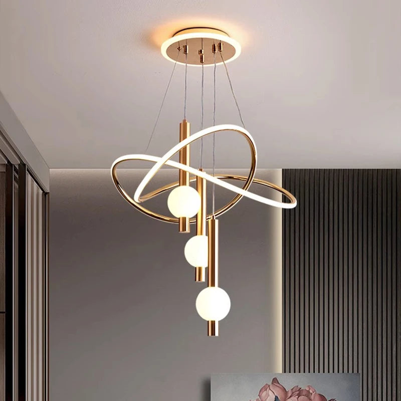 lustre post-moderne minimaliste pour une décoration intérieure élégante
