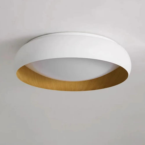 lampe minimaliste japonaise rétro circulaire anti éblouissement éclairage doux - vue 2 sur 12
