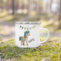 Mug enfant personnalisé animal cartoon avec prénom