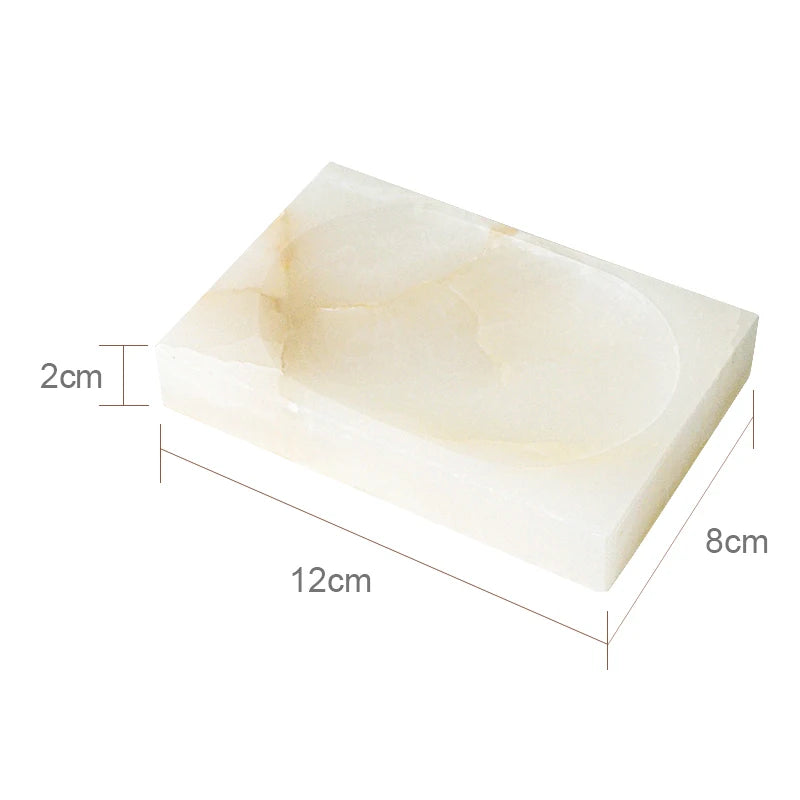 ensemble accessoires de salle de bain en marbre naturel luxe - vue 21 sur 23