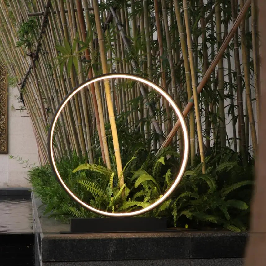 Lampe LED ronde imperméable en aluminium - vue 6 sur 6