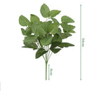 feuilles de bambou artificielles en soie pour décoration élégante